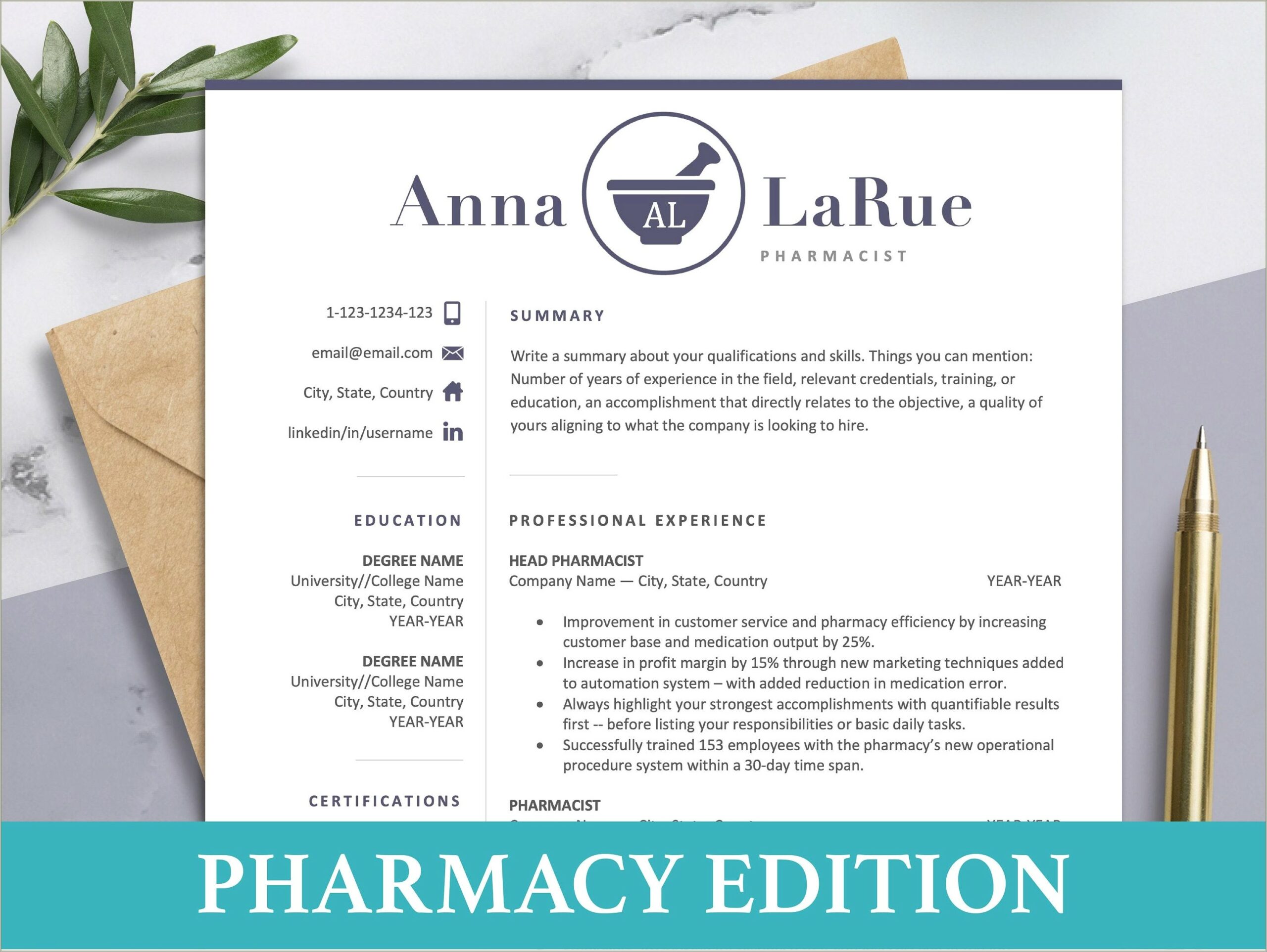 Pharmacy Technician Resume Cover Letter Samples