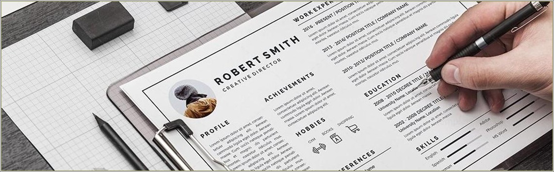 Polyagonal Inforgraphic Resume Template Free Online