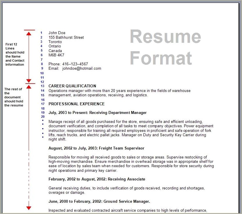 Post Resume For Jobs In Canada