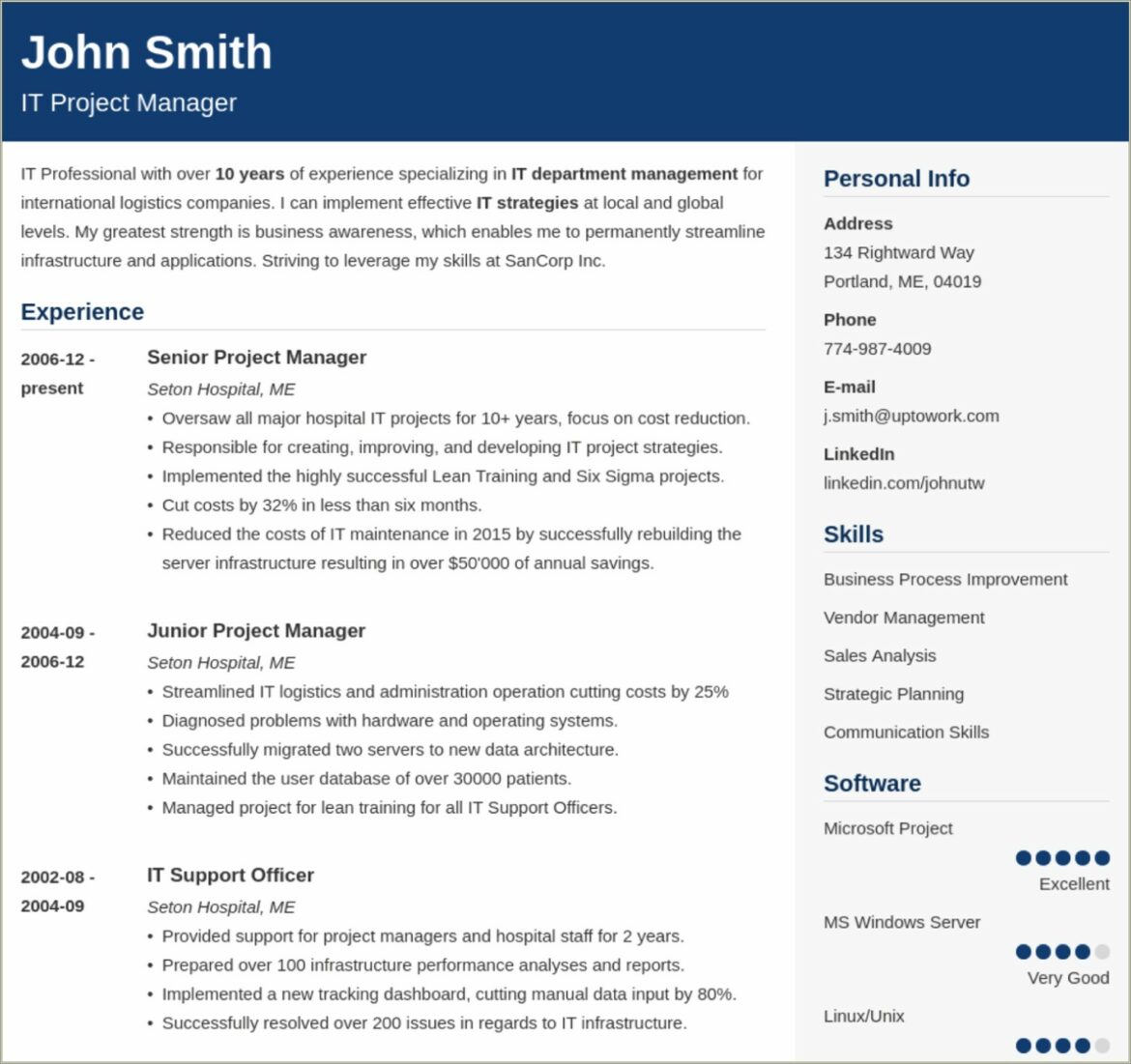 Practice Resume Template Printable For Esl Students