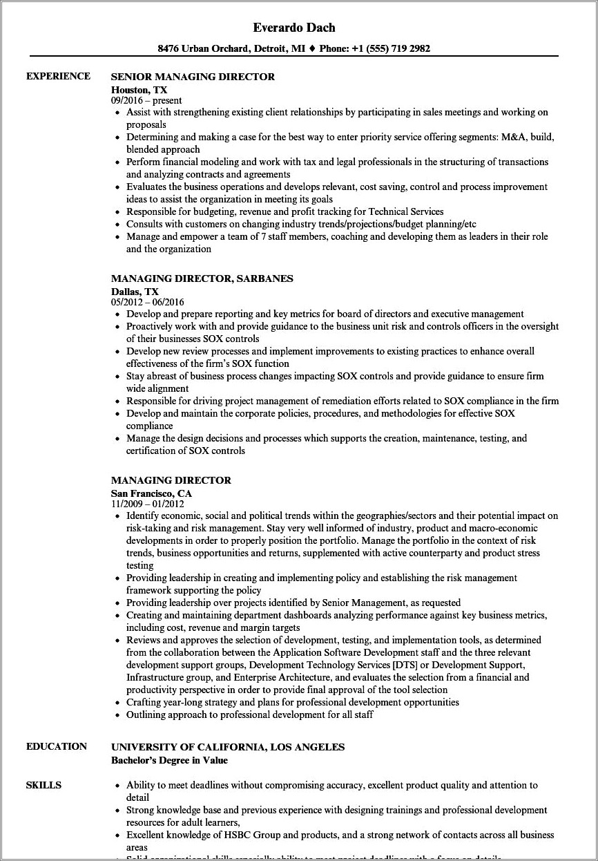 Professional Qualifications And Affiliations In Resume Examples