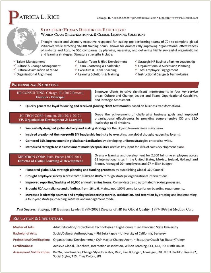 Professional Resume Examples For Social Work Manager