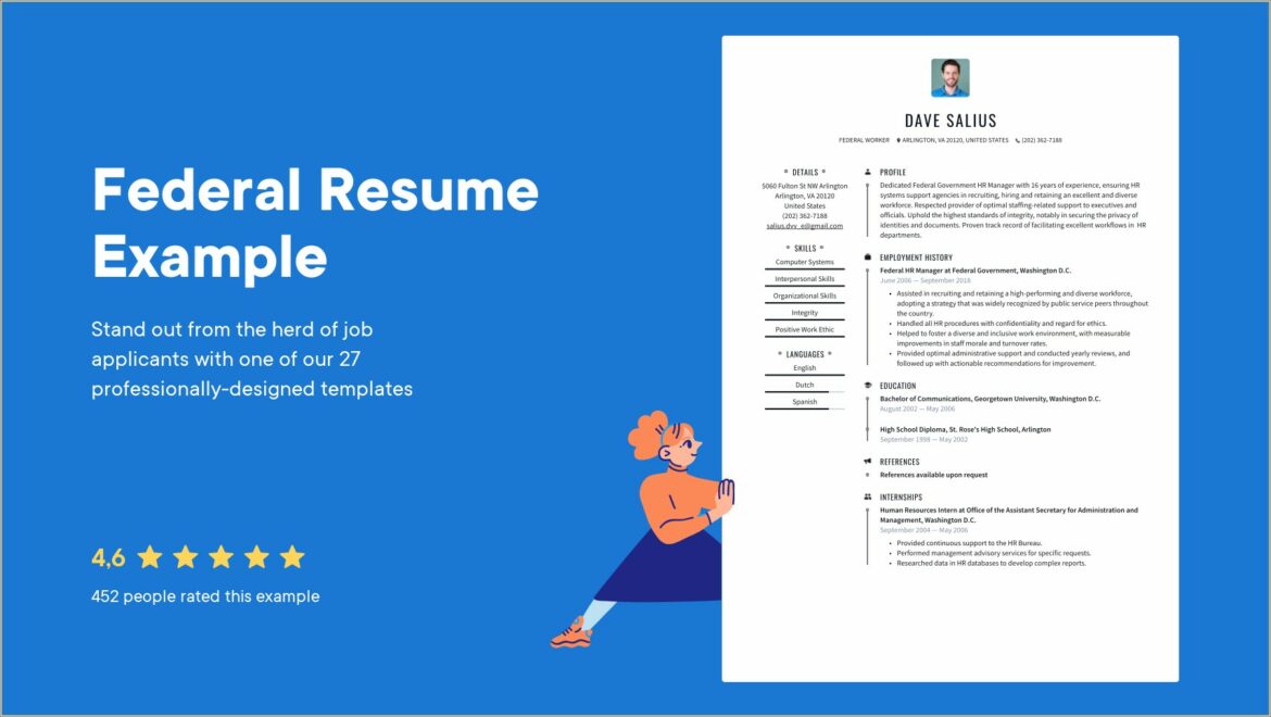 Professional Summary For Federal Government Resume