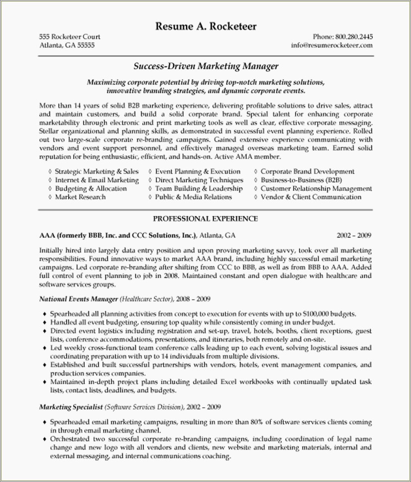 Professional Summary For Resume For It