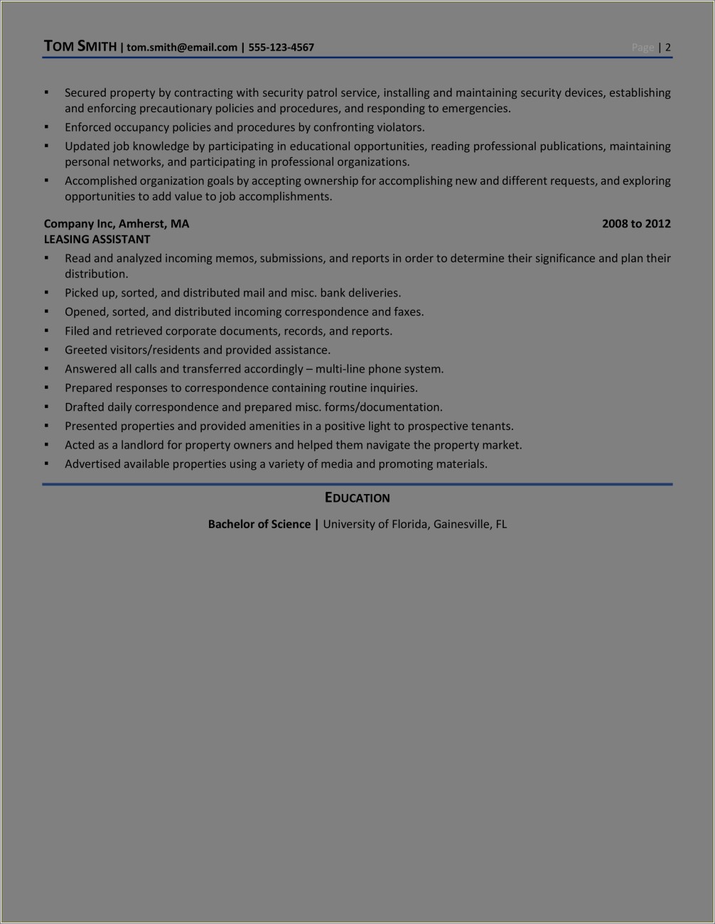Professional Summary Resume For Senior Health Adjuster
