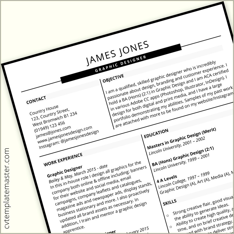 Proper Format For Published Works On Resume