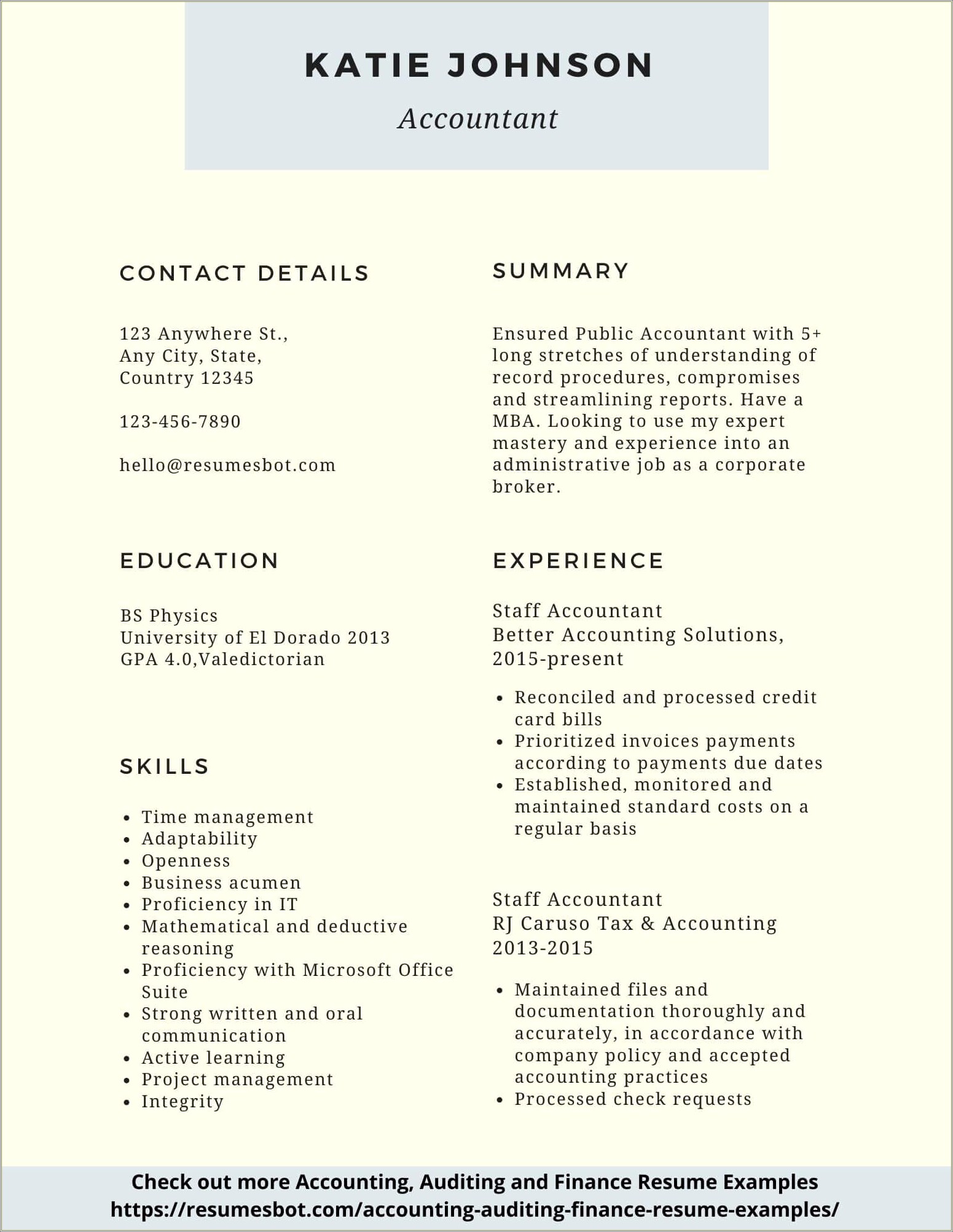 Public Adjuster Administrative Assistant Resume Sample