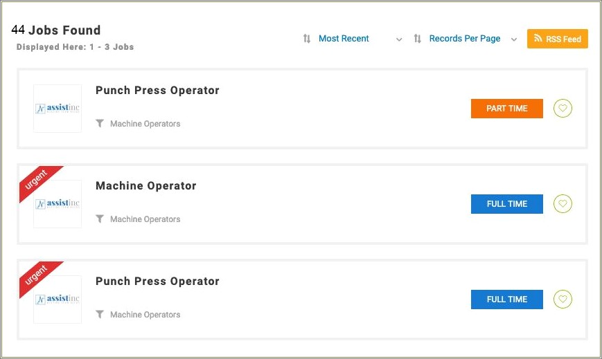 Punch Press Operator Job Description For Resume