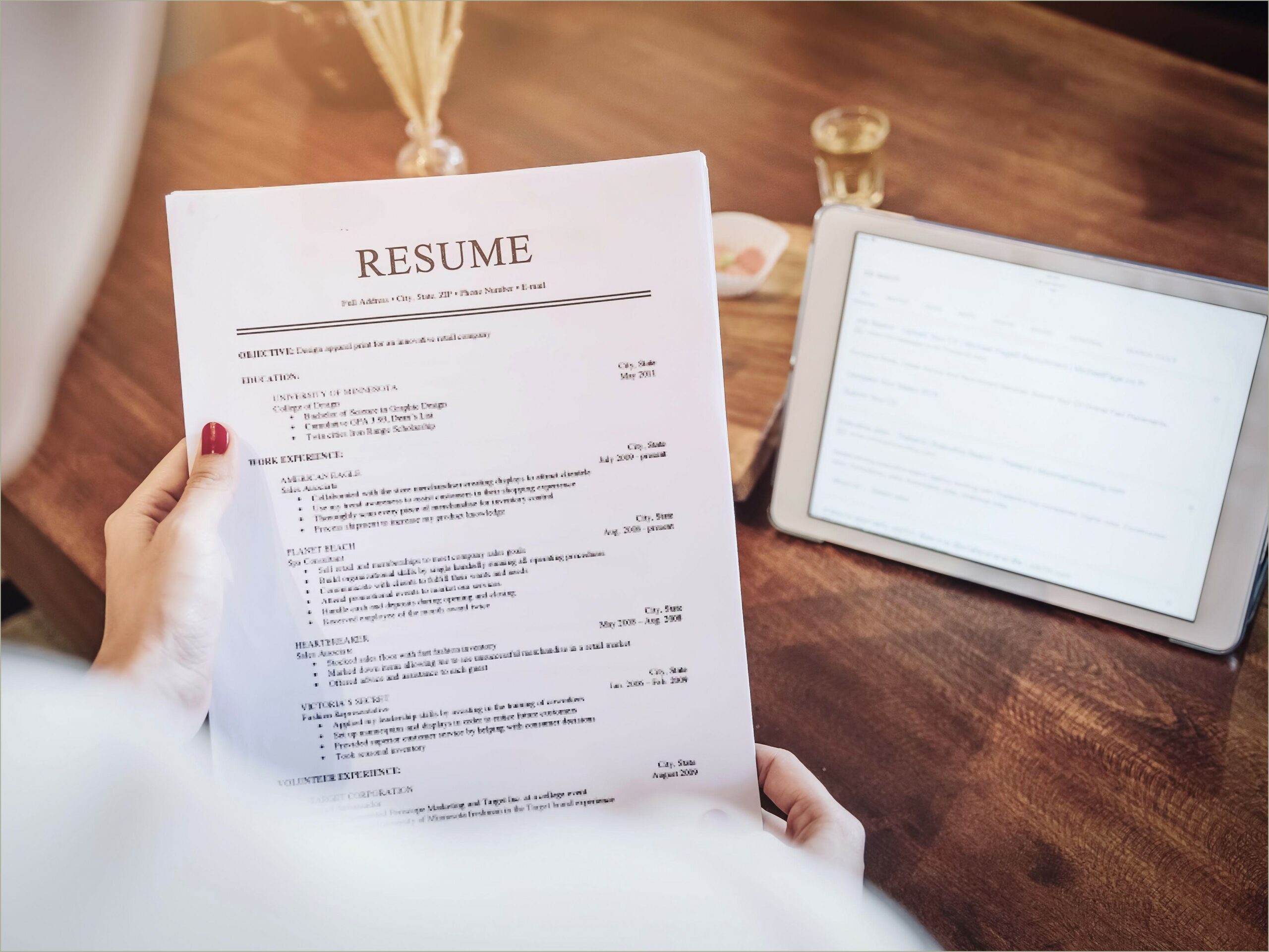 Purpose To Seek A Job On Resume