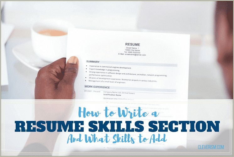 Put A Skill That You Tried On Resume