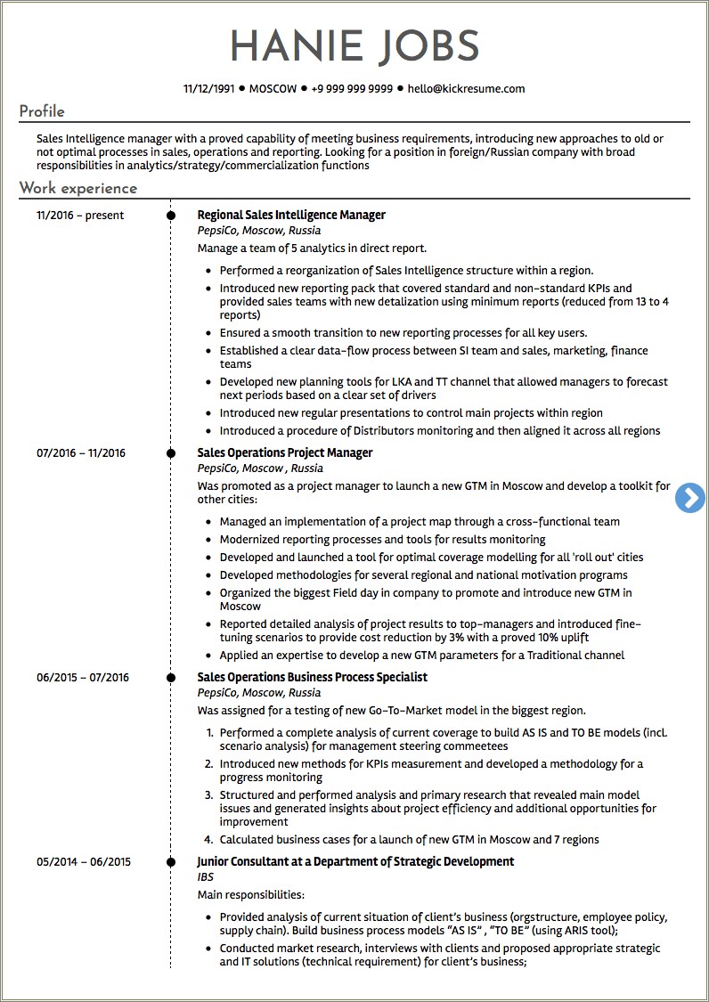 Putting Intelligent Or Personable On A Resume