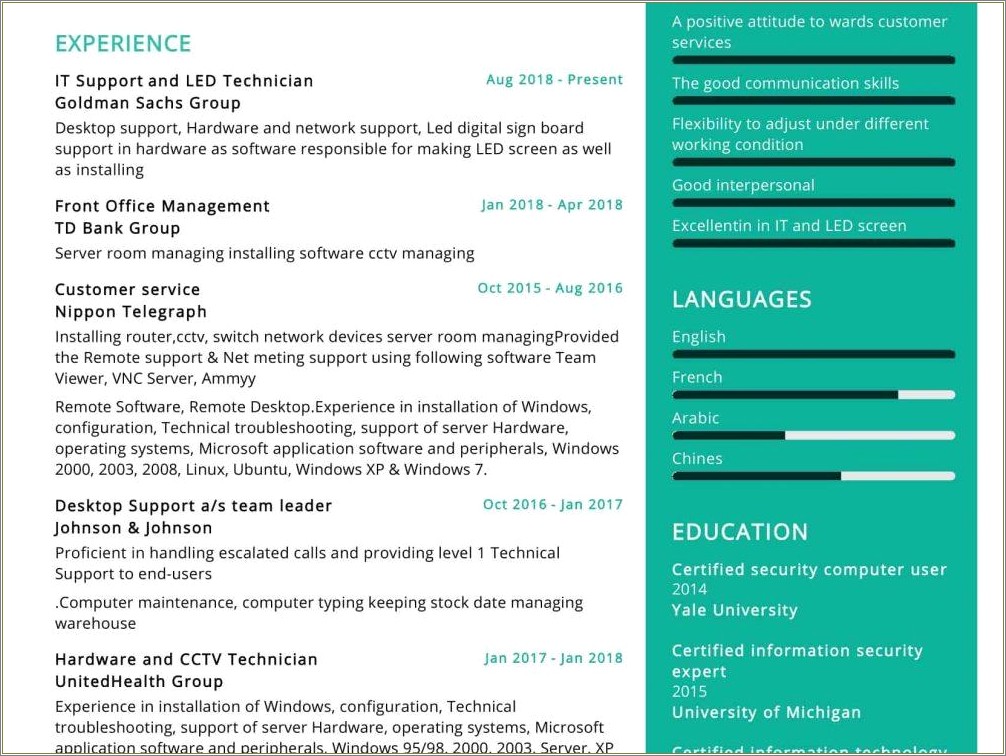 Putting Operatings Ystems On Resume Computer Science