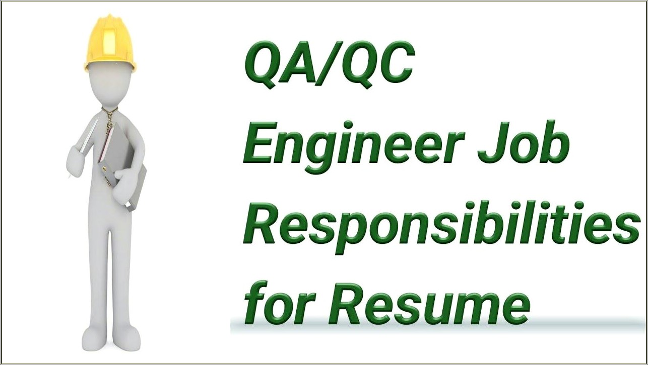 Qa Qc Electrical Engineer Resume Sample