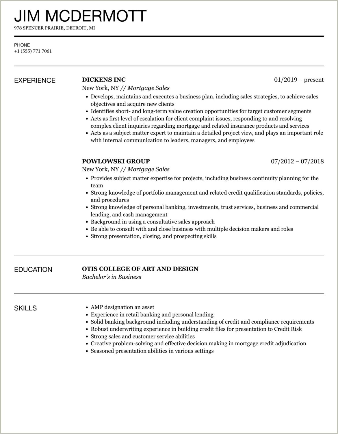 Real Estate Sales Manager Resume Objective