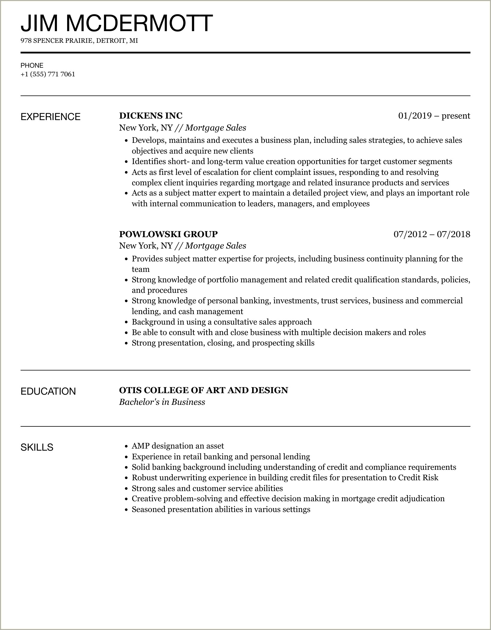 Real Estate Sales Manager Resume Objective
