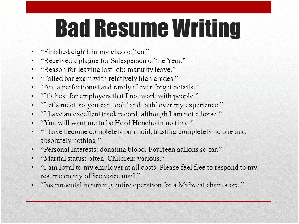 Reason For Leaving On Job Application Resume