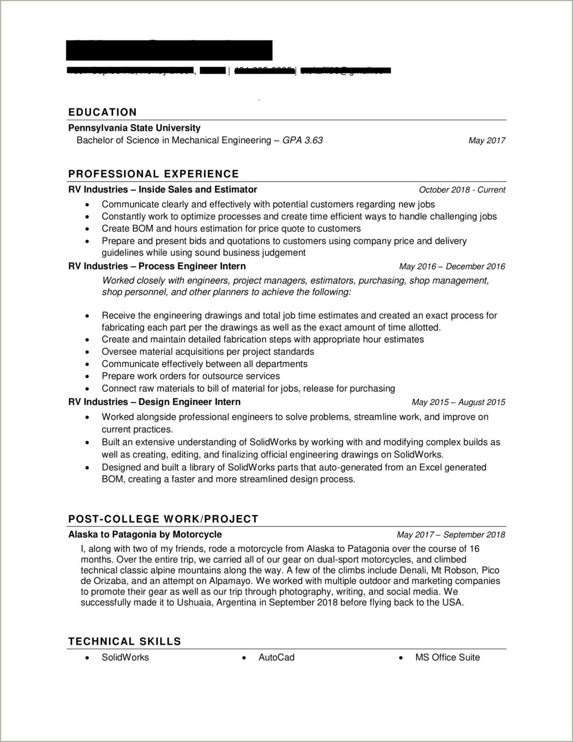 Referring To Current Job In Resume