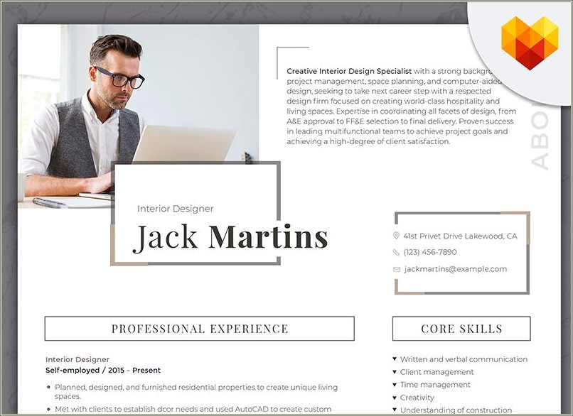 Related Skills Of A Interior Decorator Resume Samples