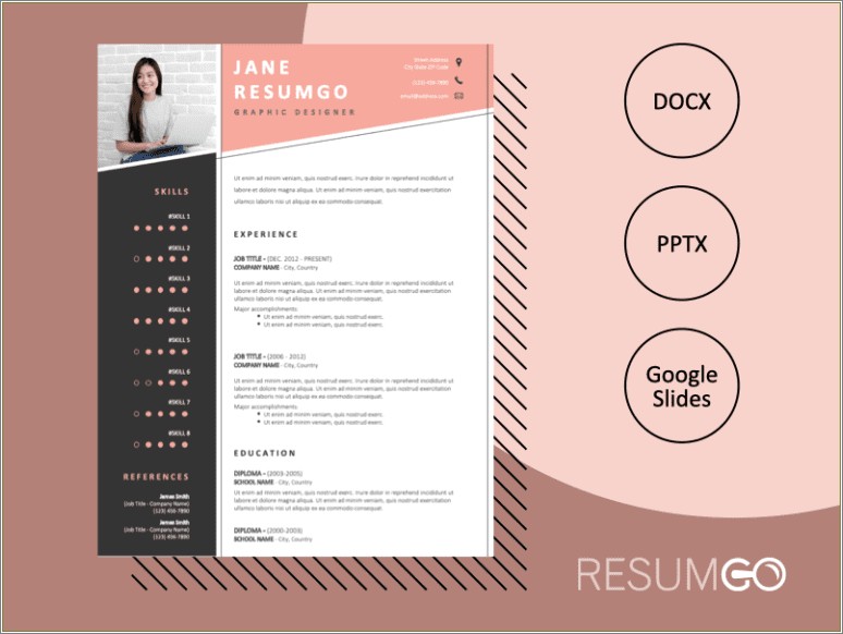 Remove Footer In Resume Template Word
