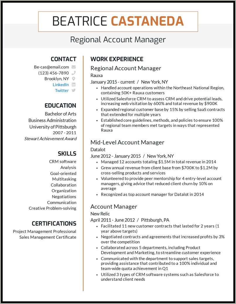 Rent A Center Sales Manager Resume