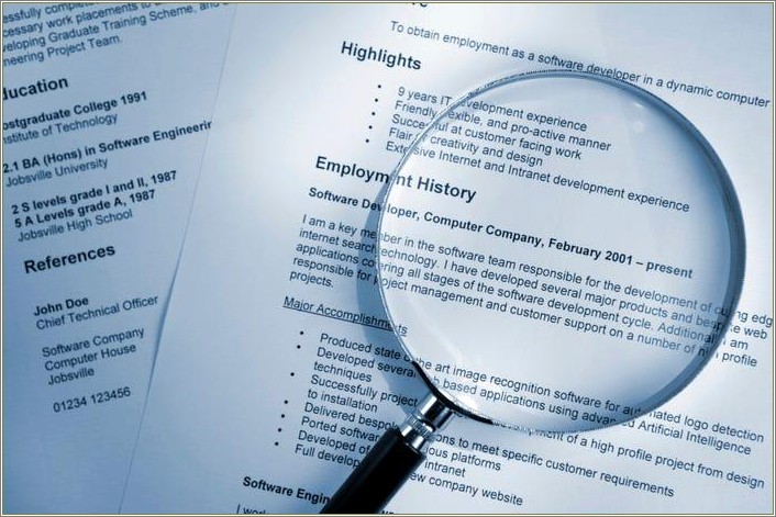 Requirements For Resumes In Candidate Management Systems