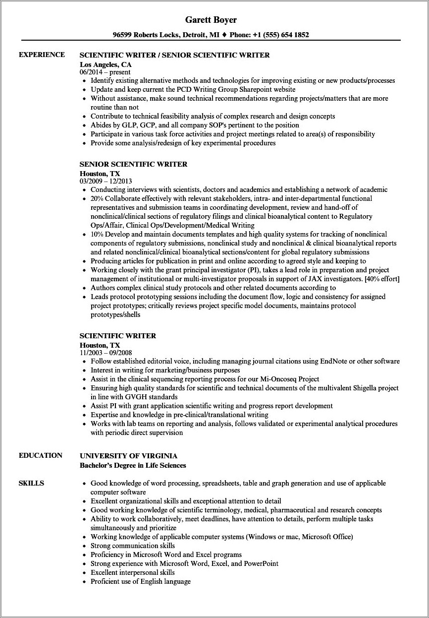 Research And Report Writing Skills On Resume