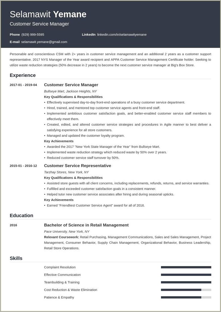 Responsabilities For A Teller Resume Sample