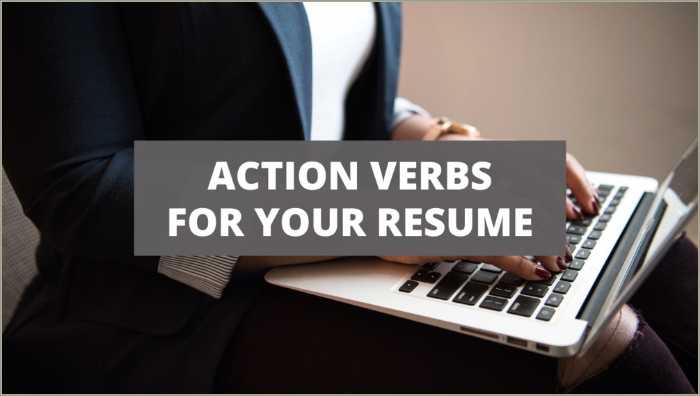 Resume Action Words Creating A Plan