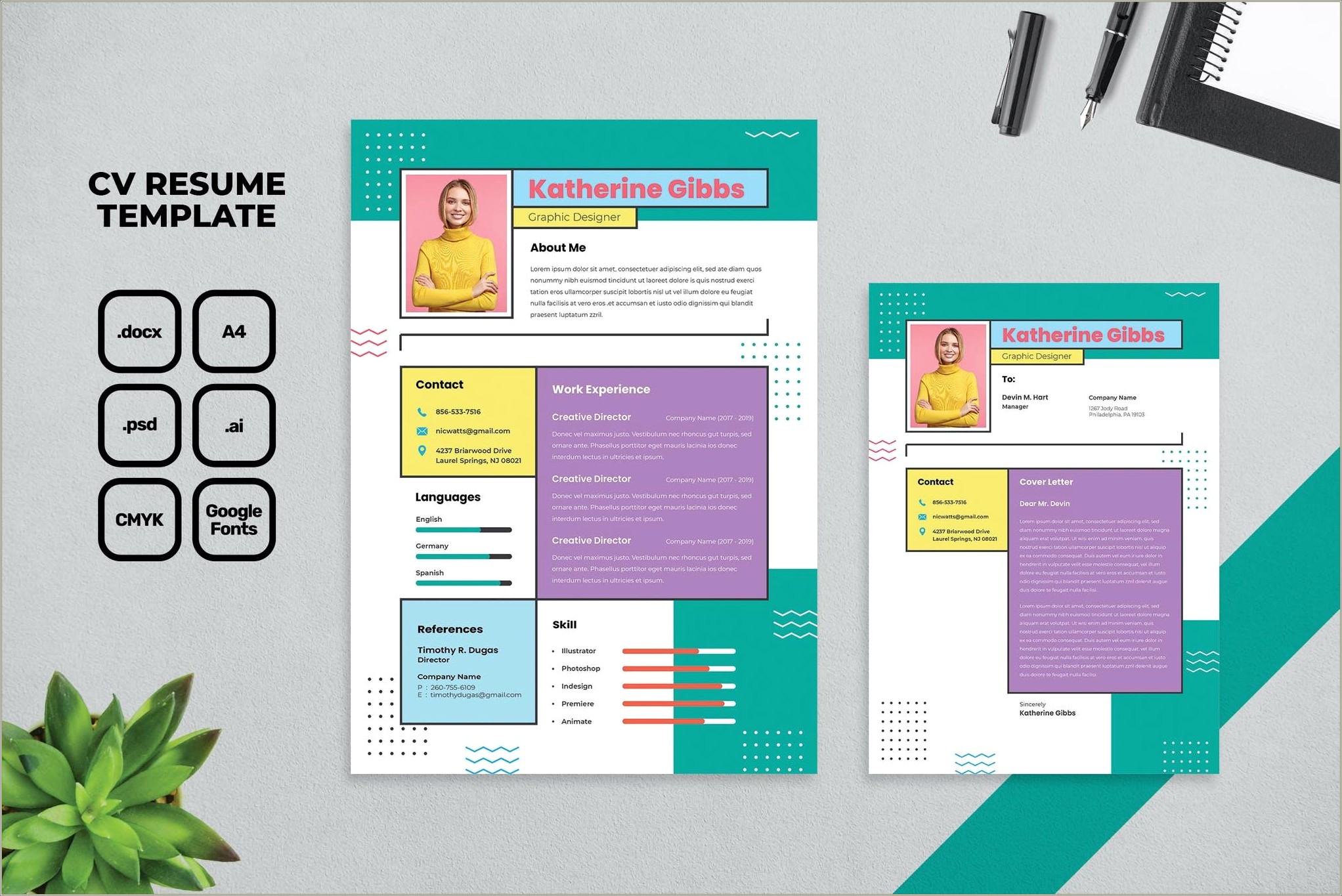 Resume And Cover Letter Templates For Word