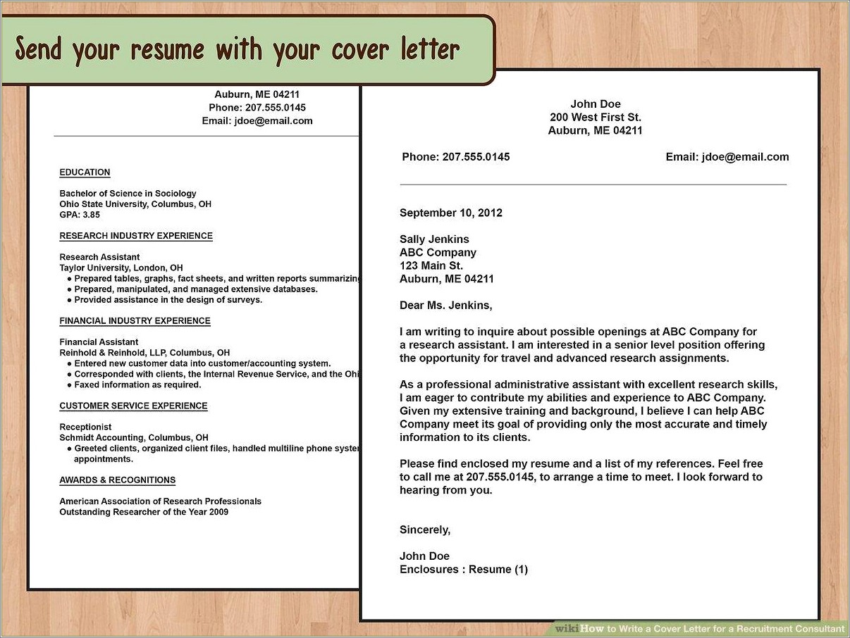 Resume And Cover Letter Writing Consulting Firms