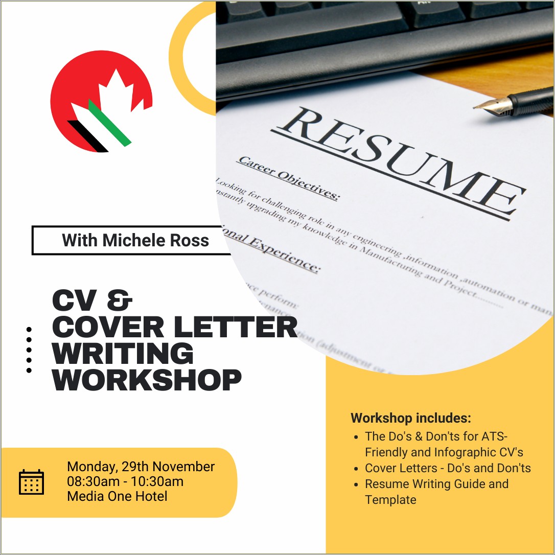 Resume And Cover Letter Writing Workshop