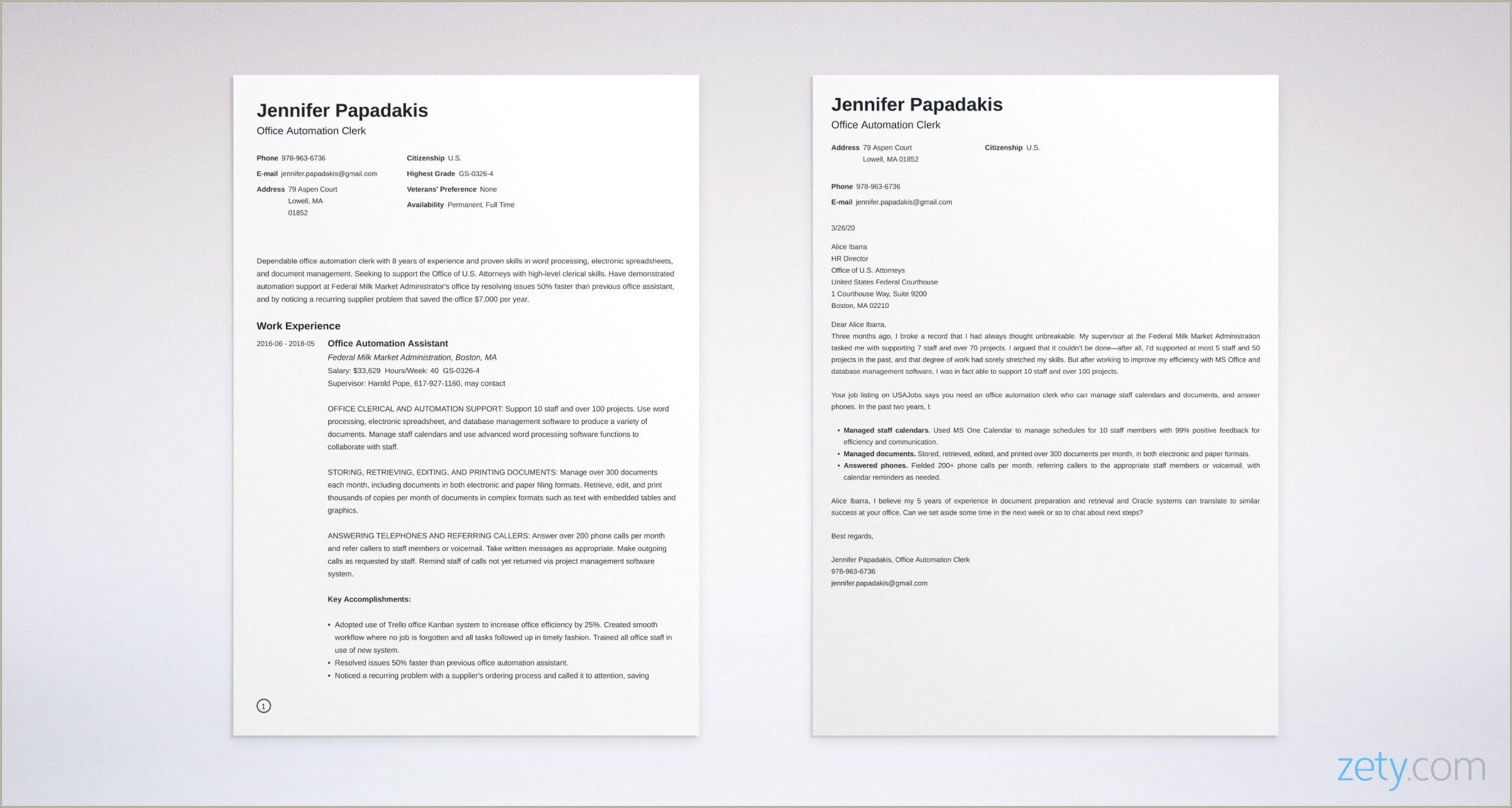 Resume Cover Letter Career Change Sample