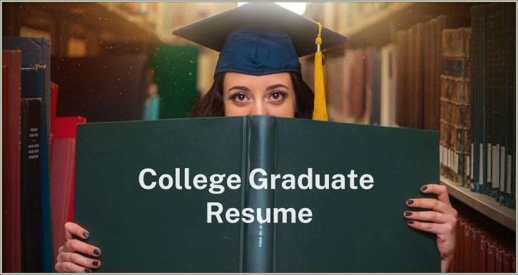 Resume Cover Letter Examples For College Graduates