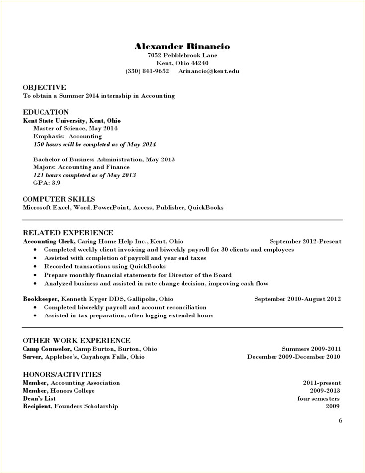 Resume Cover Letter For Accounting Clerk Job