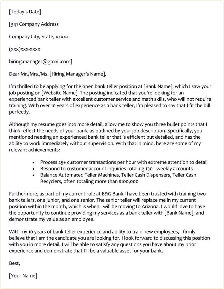 Resume Cover Letter For Lobbyist Position