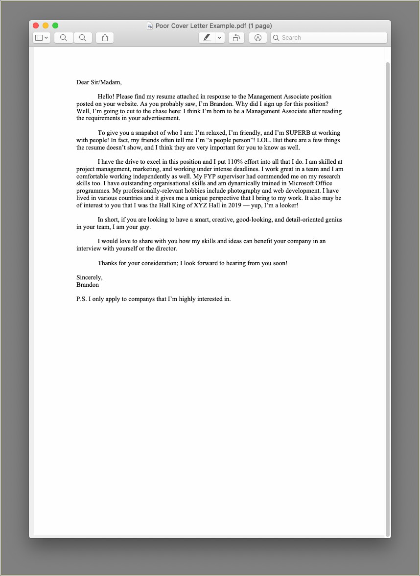 Resume Cover Letter For Virtual Assistant