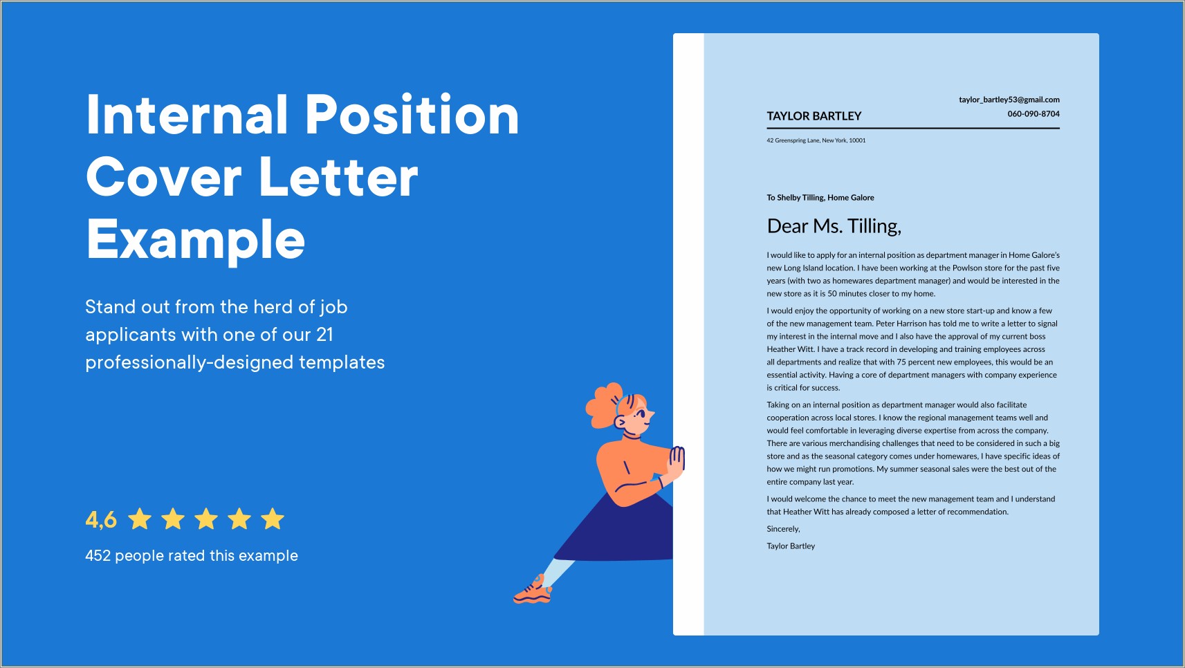 Resume Cover Letter Internal Job Posting