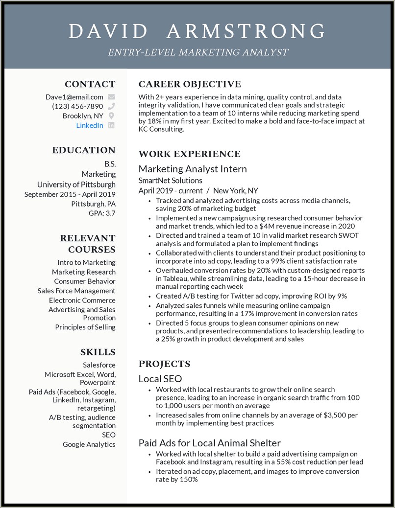 Resume Doesn't Use Objective Anymore