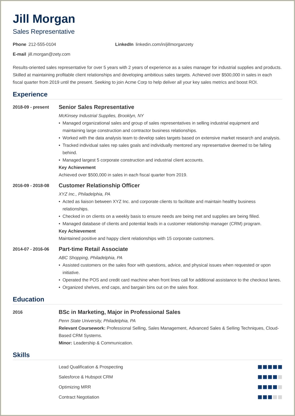 Resume Examples Creative Social Science Research
