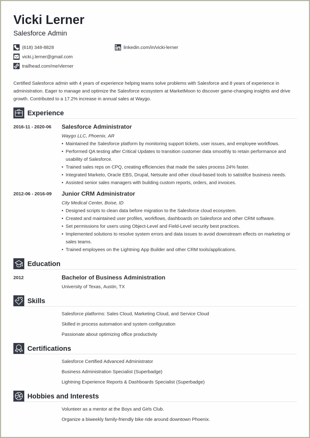 Resume Examples For As 400 Administrator
