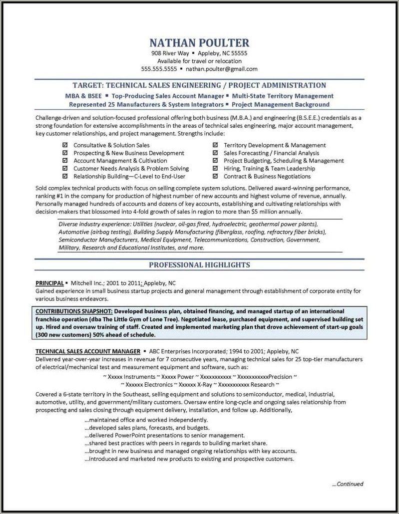 Resume Examples For Blue Collar Jobs