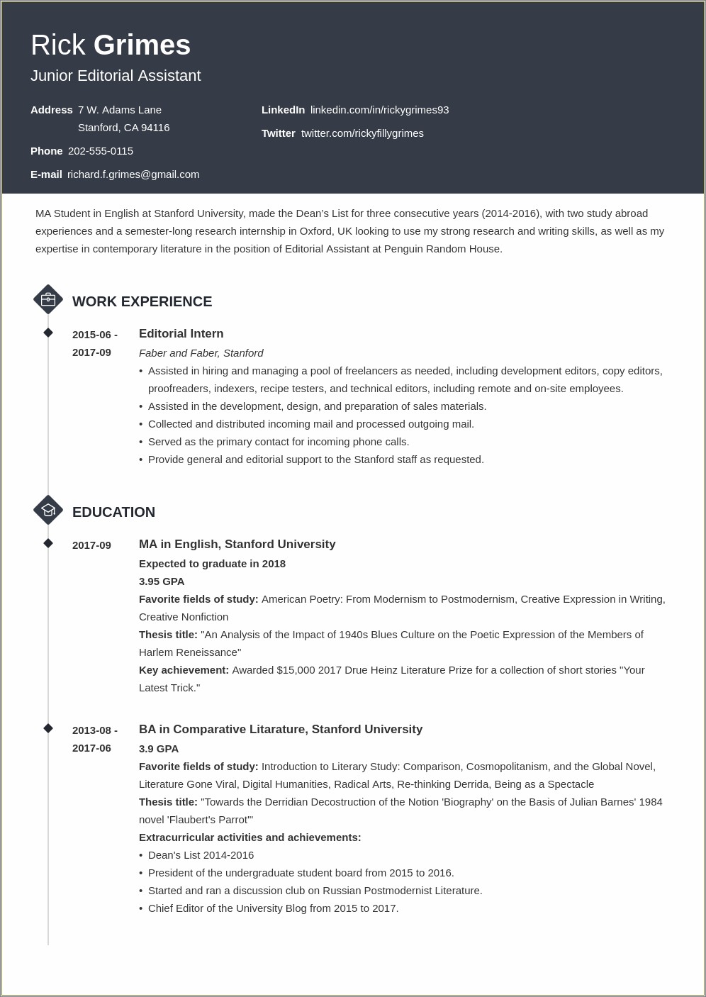 Resume Examples For College Students With Work Experience