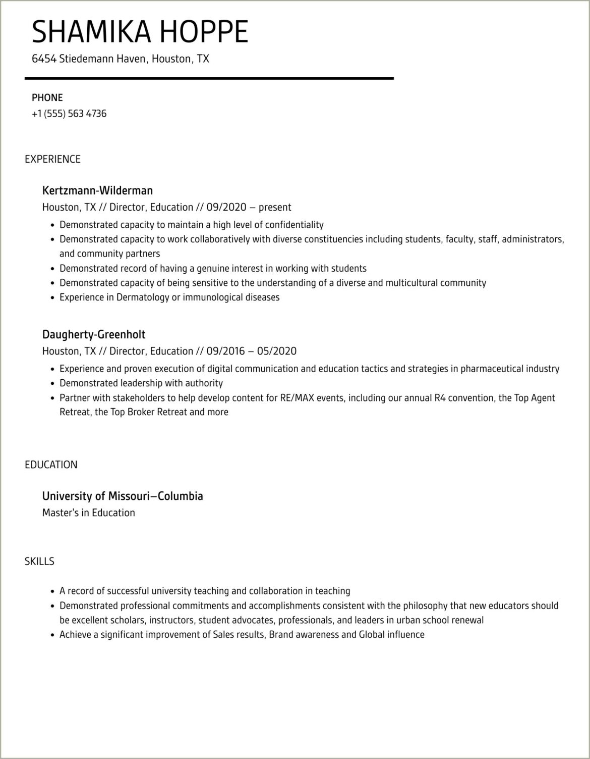 Resume Examples For Poets And Philosophers