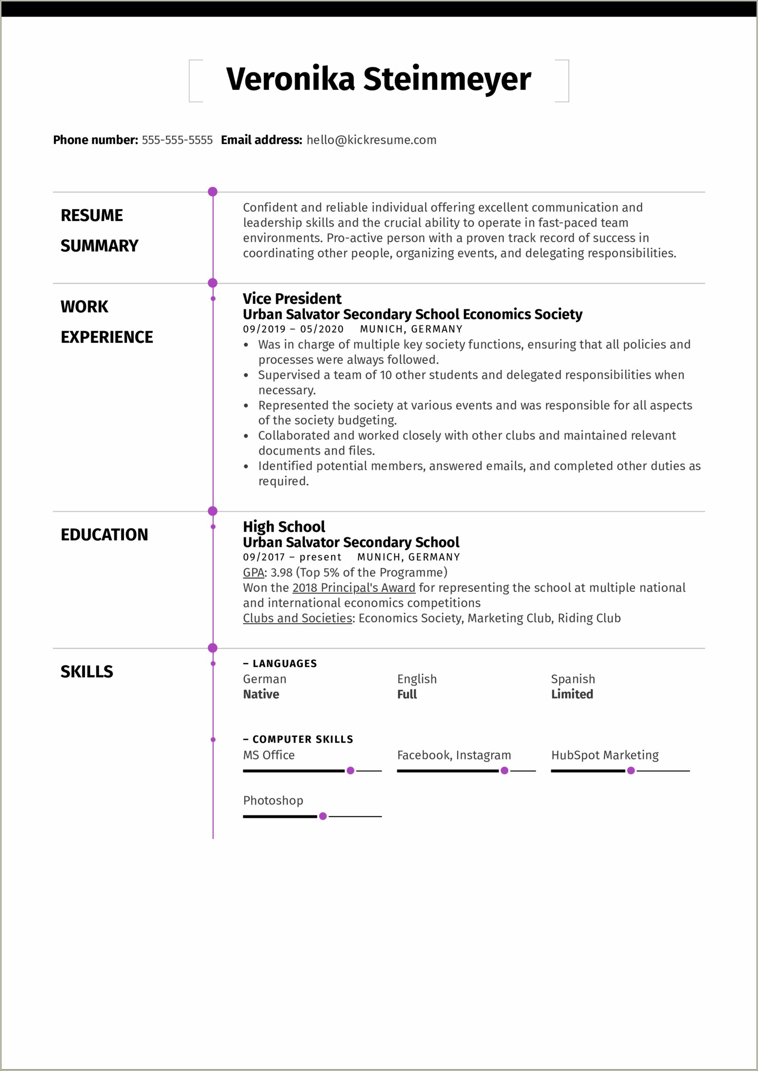 Resume Examples I Can Copy And Paste