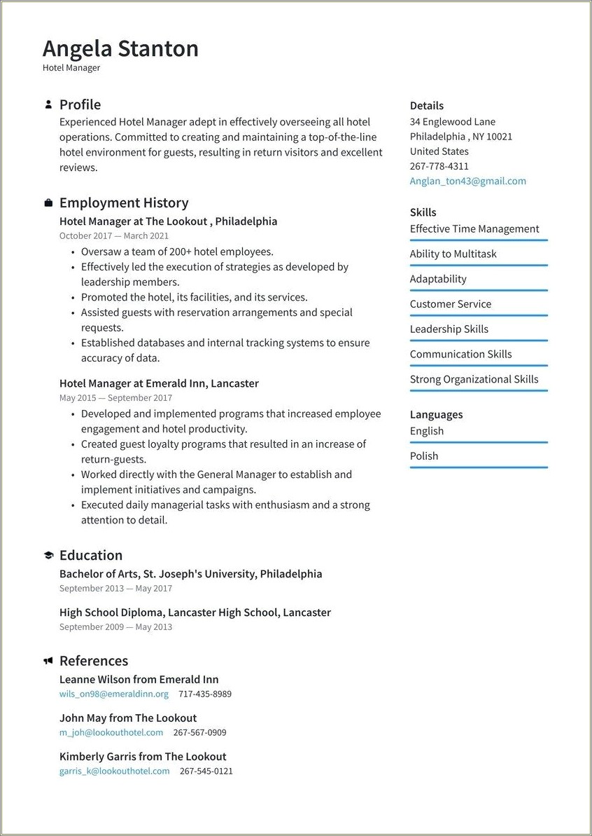 Resume Examples Without High School Diploma