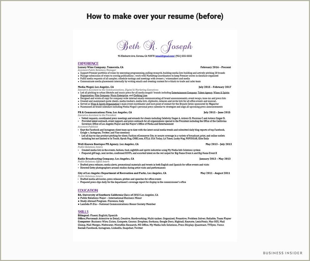 Resume For A First Job Outline