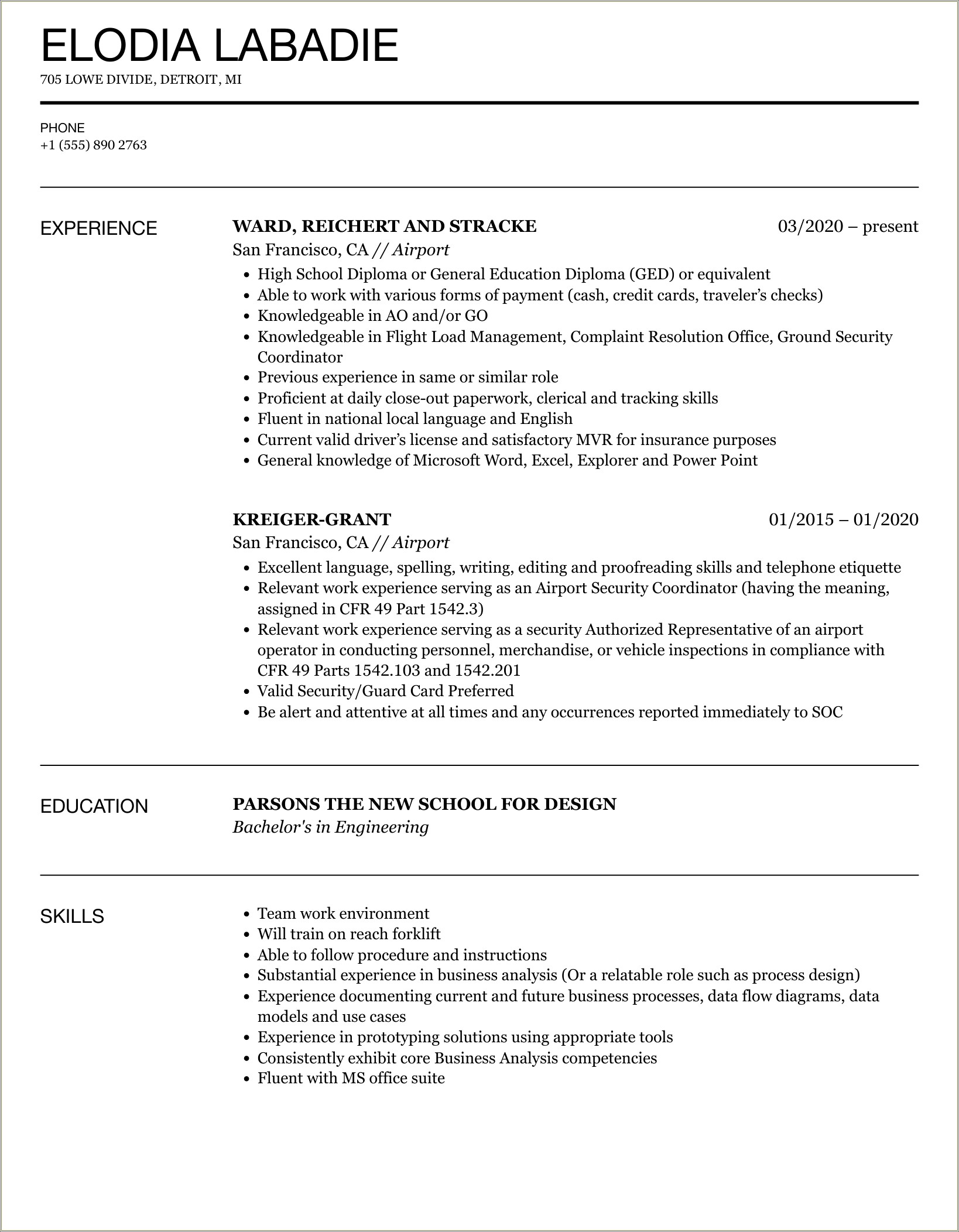 Resume For Data Entry Job Fresher