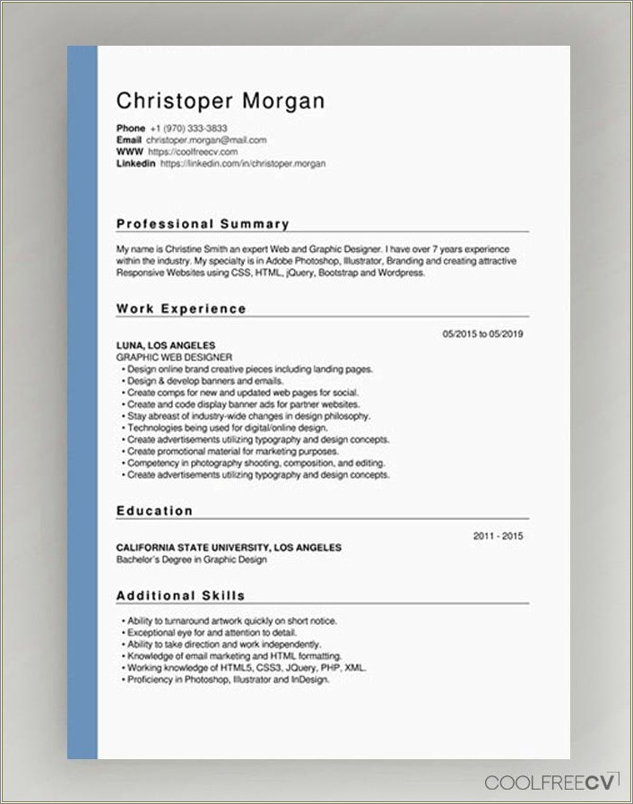 Resume For First Job No Experience Australia