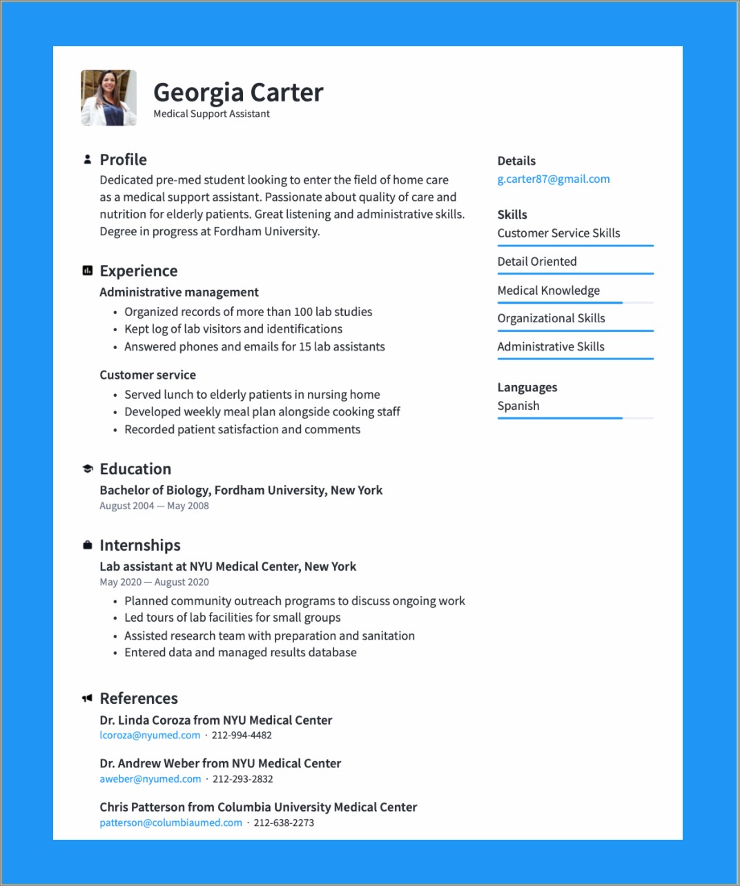 Resume For People With A Lot Of Experience