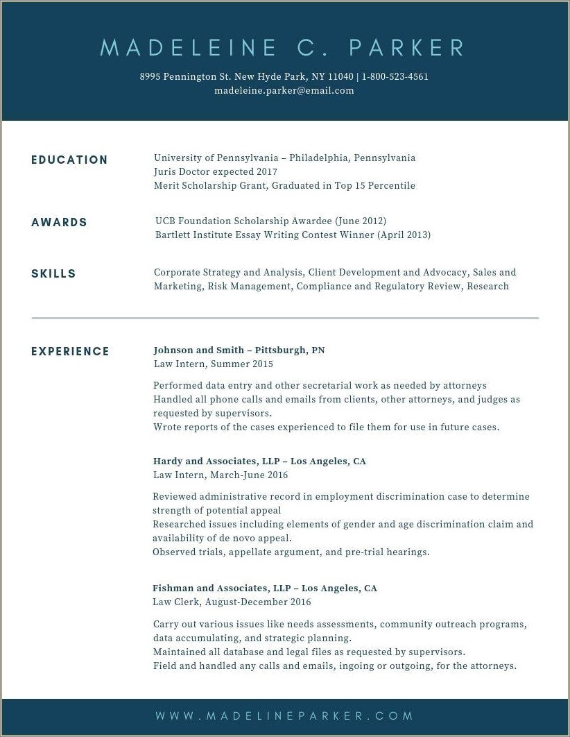 Resume For Someone With Little Experience